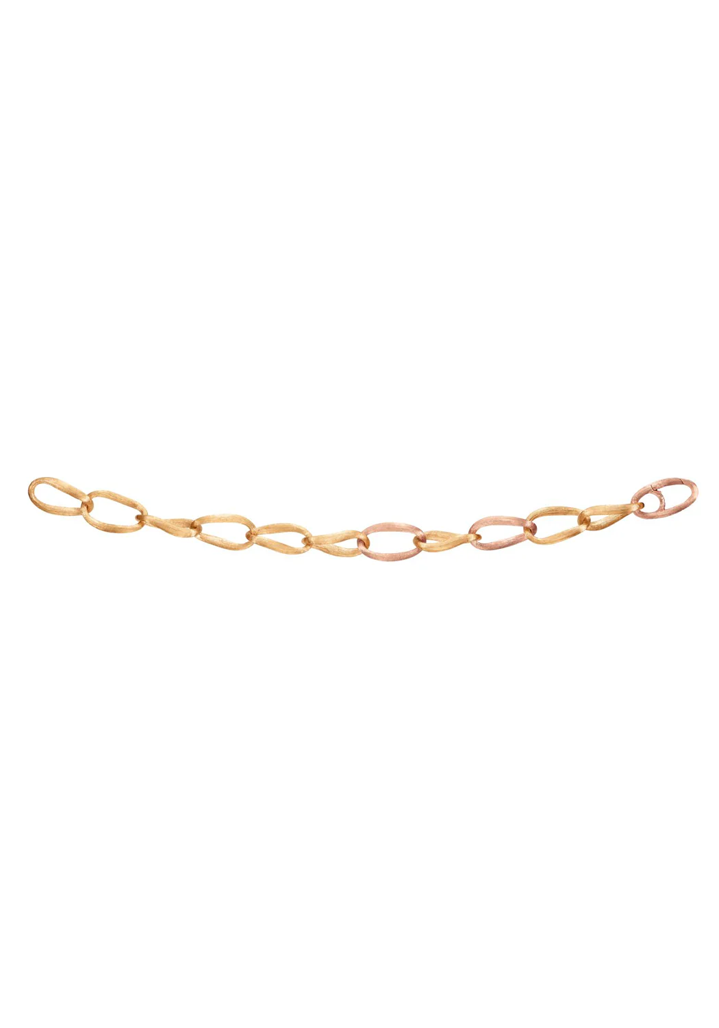 Ole Lynggaard Love 18KY 18KRG Medium Chain Link Bracelet | 7" - Image 3