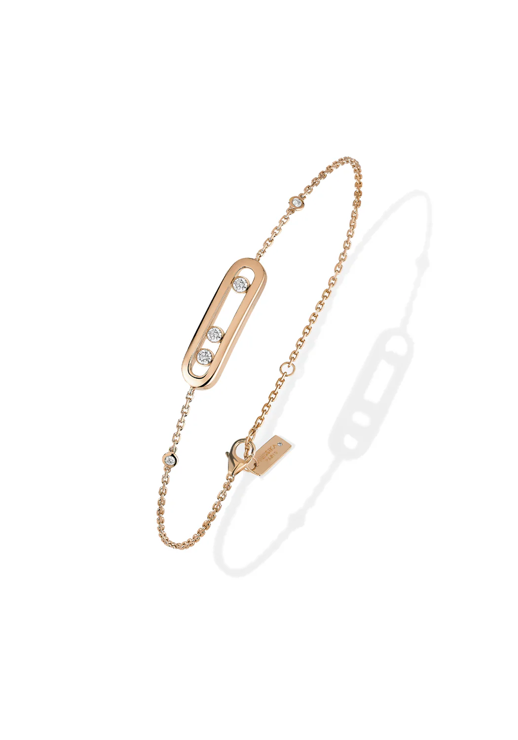 Messika Baby Move 18K Rose Gold Diamond Bracelet