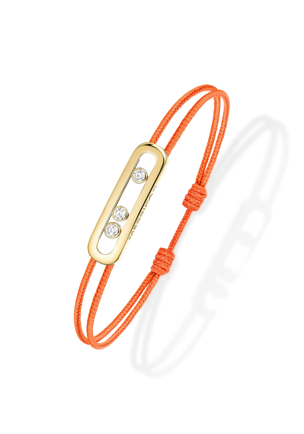 Messika Care(s) Orange Cord Diamond Bracelet