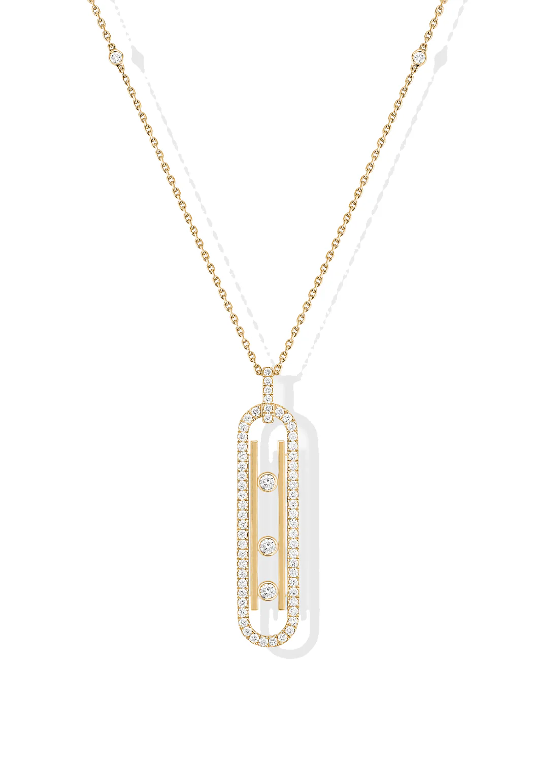Messika Move 10th PM 18KYG Diamond Necklace - Image 2