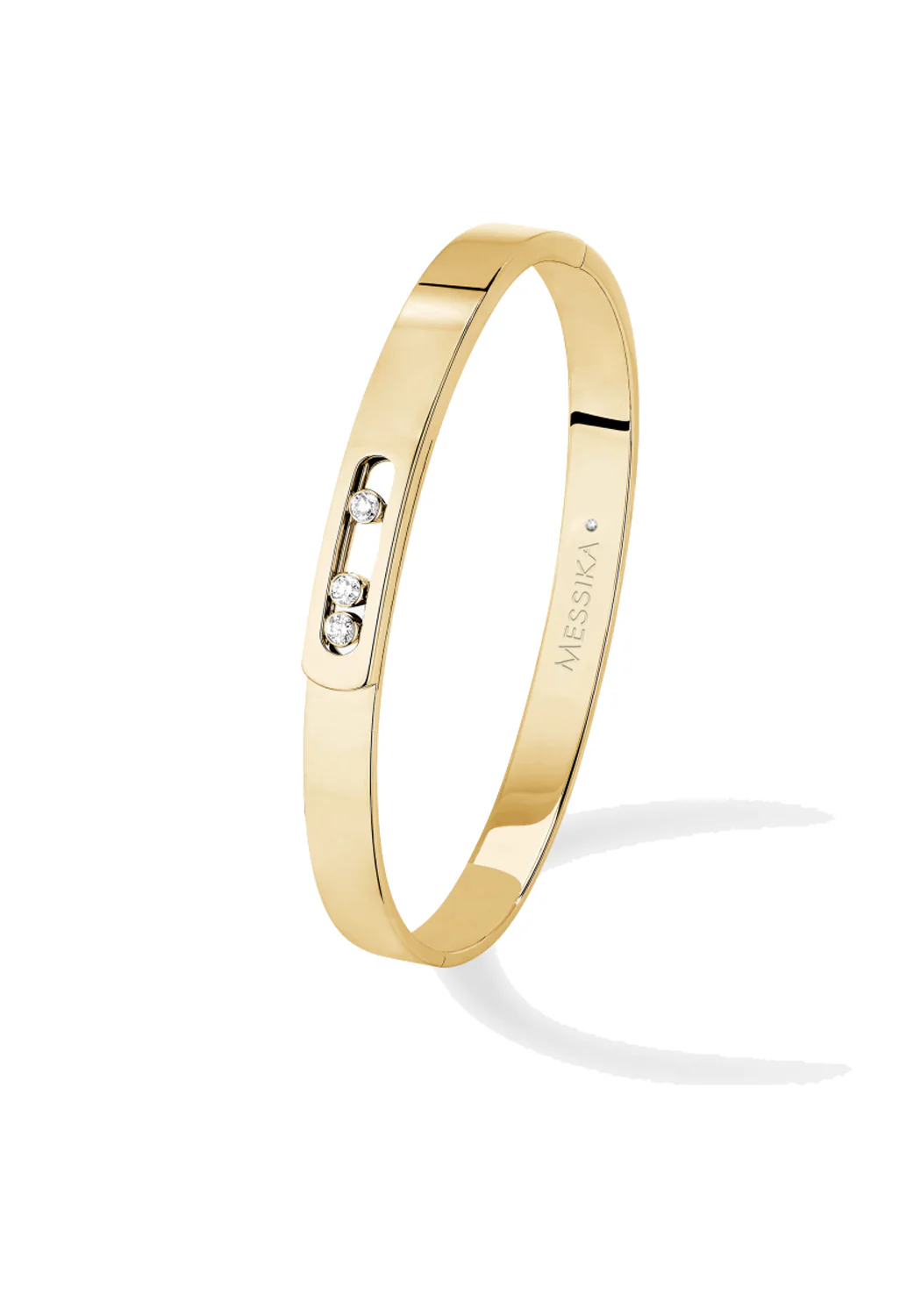 Messika Move Noa 18K Yellow Gold Diamond Bangle | M