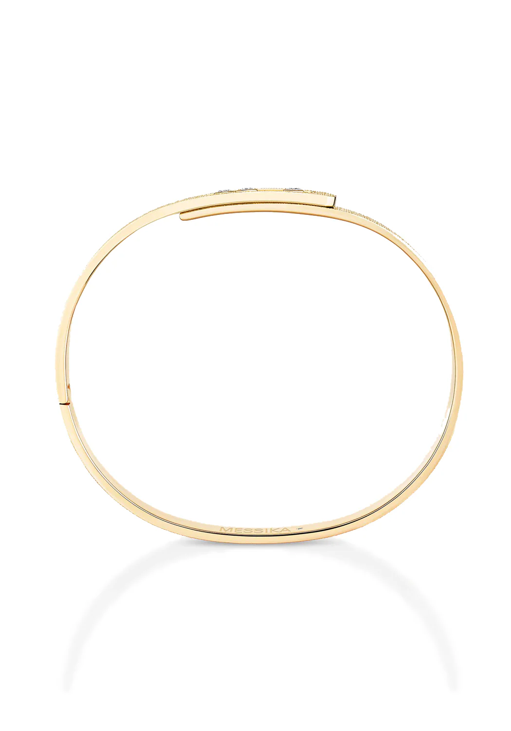 Messika Move Noa Ciselé 18KYG Diamond Bangle Bracelet - Image 3