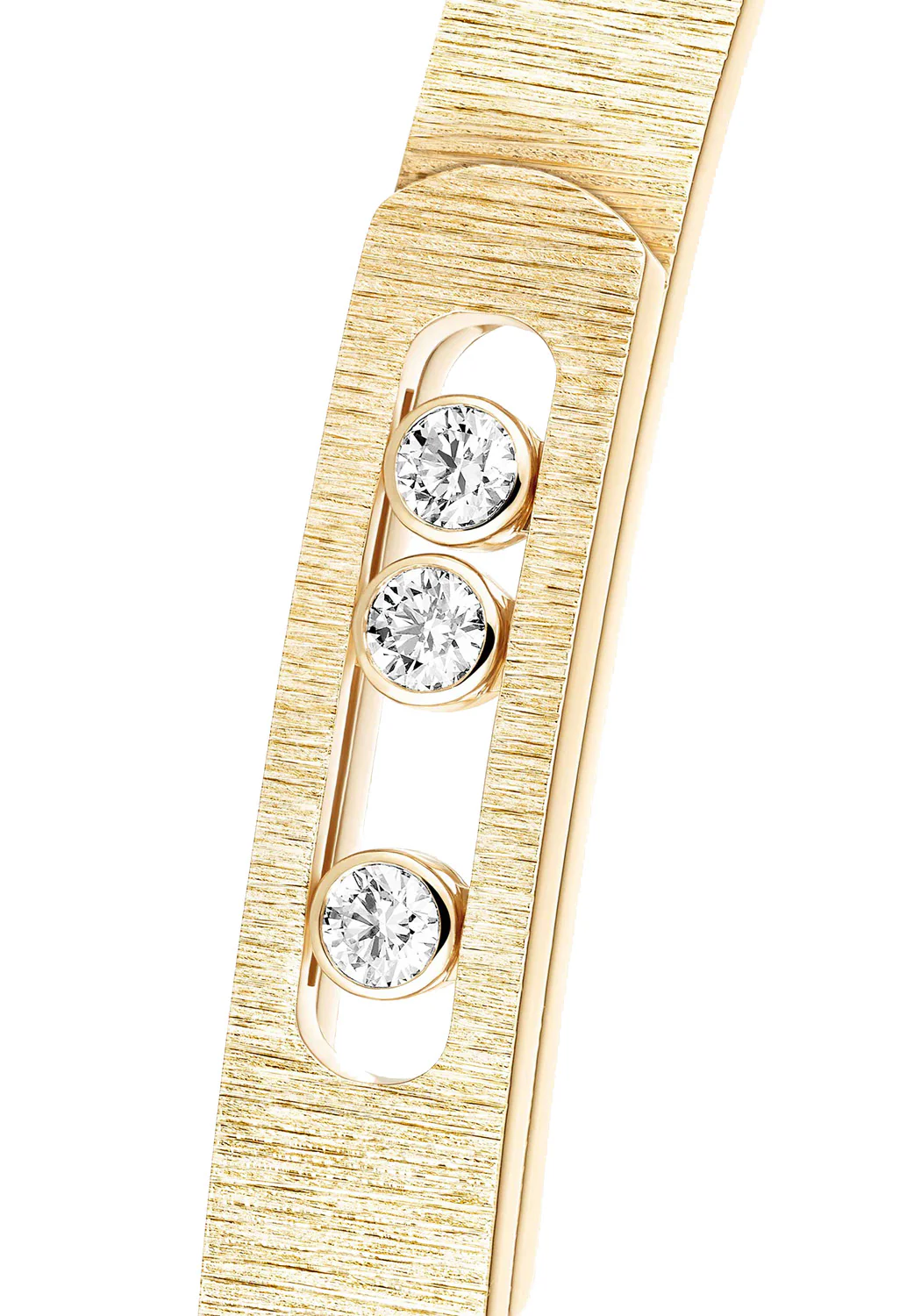 Messika Move Noa Ciselé 18KYG Diamond Bangle Bracelet - Image 4