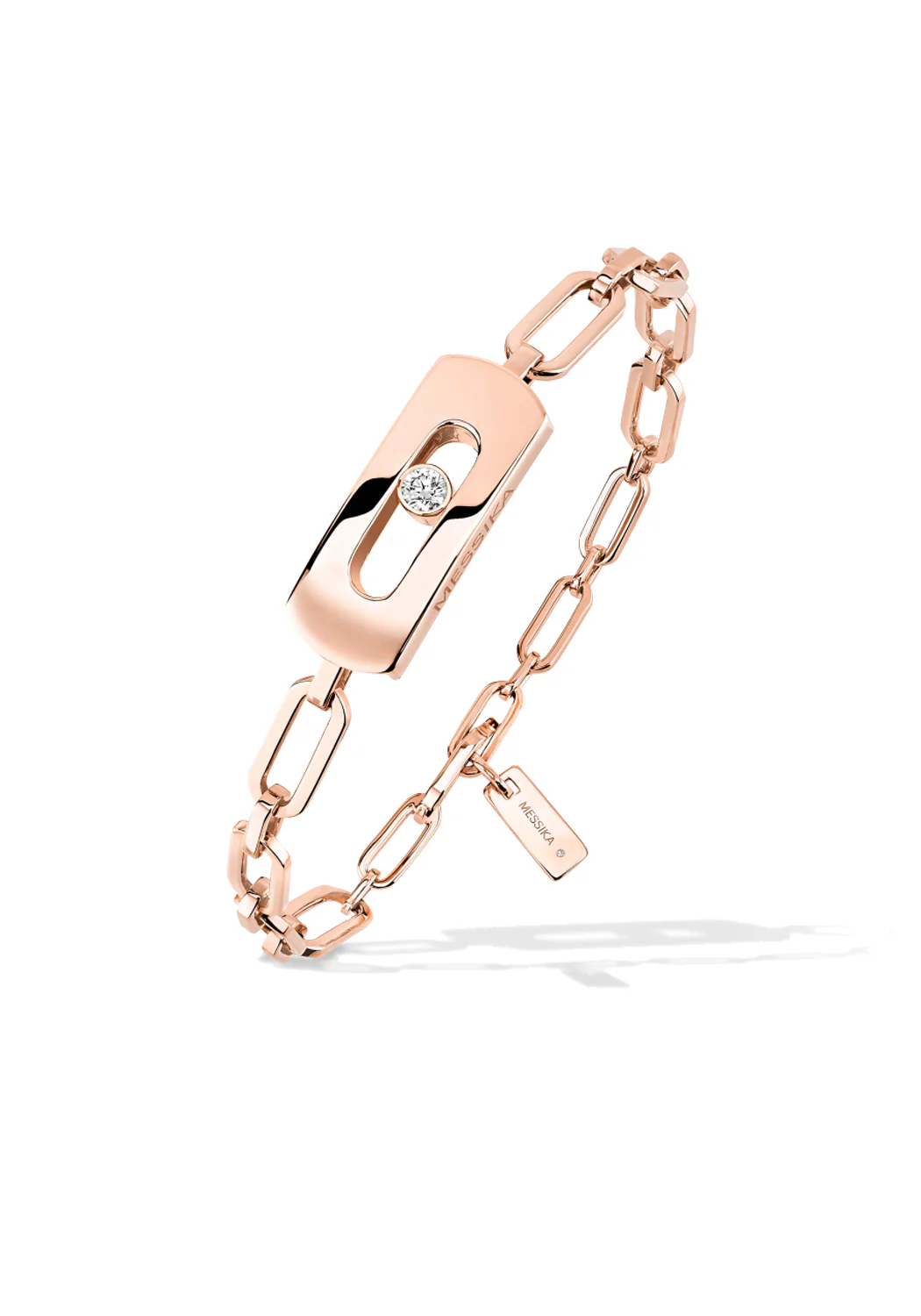 Messika My Move 18K Rose Gold Interchangeable Chain Bracelet