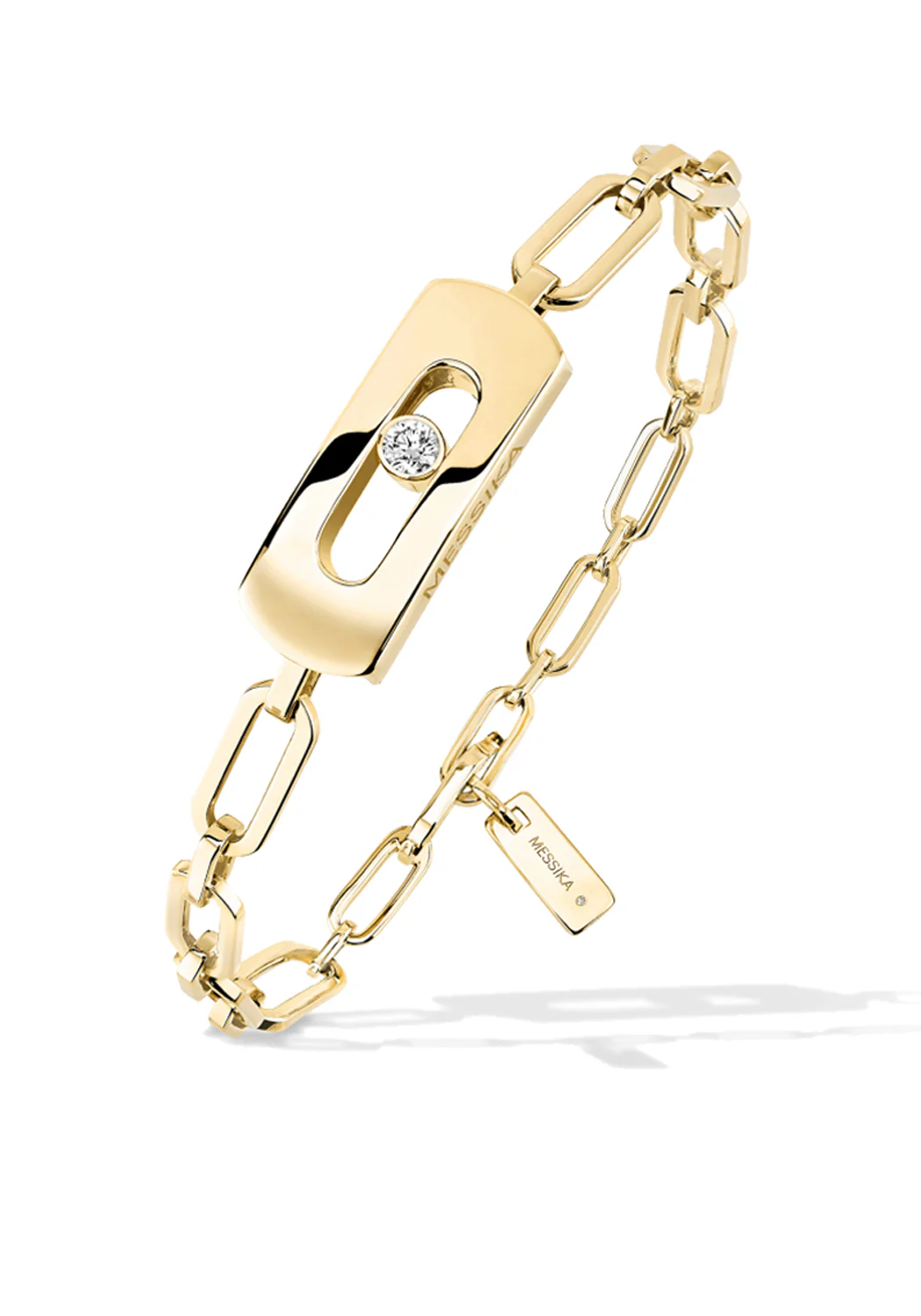 Messika My Move 18K Yellow Gold Interchangeable Chain Bracelet - Image 2