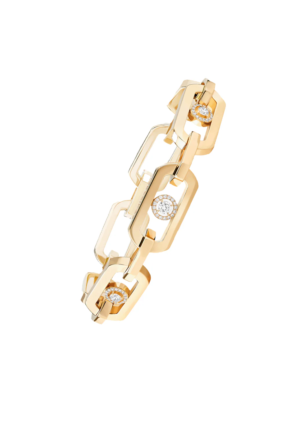 Messika So Move XL 18K Yellow Gold Diamond Bracelet