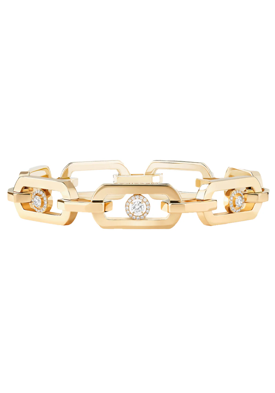 Messika So Move XL 18K Yellow Gold Diamond Bracelet - Image 2