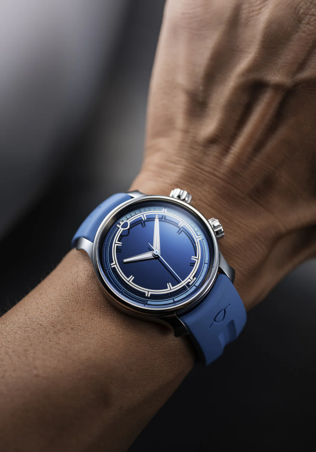 MING FKM Blue Rubber Strap | STRAP ONLY | Choose Options - Image 2