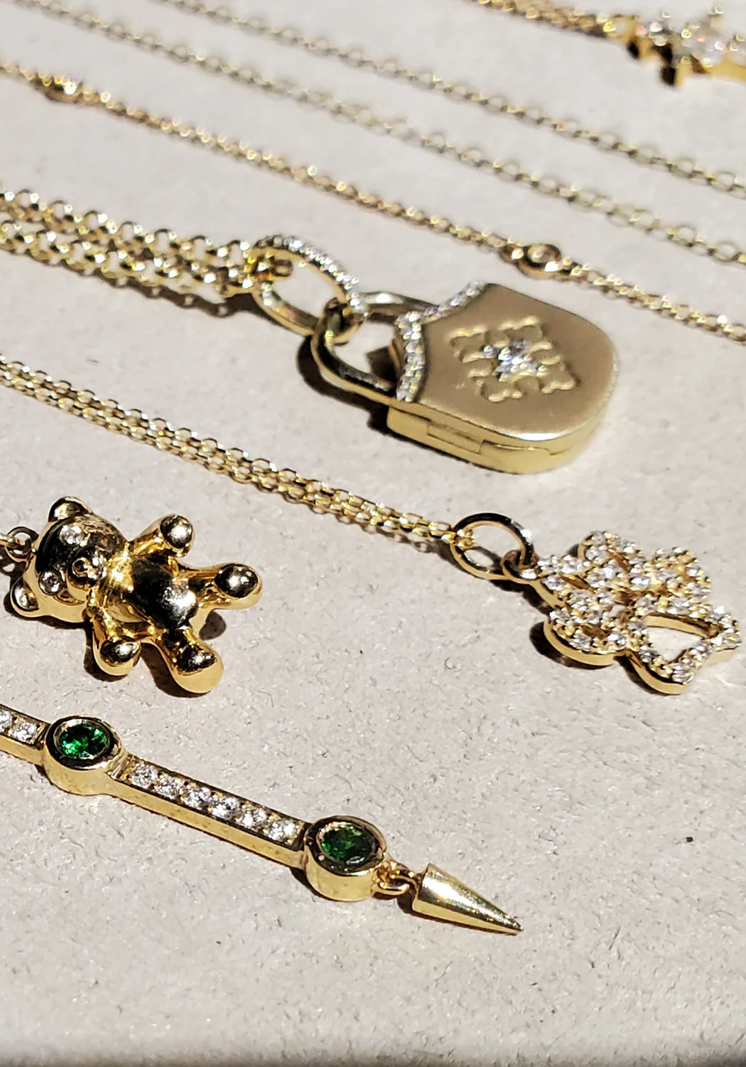 MO & ME 14KYG Diamond Maltese Cross Remembrance Locket Necklace - Image 2