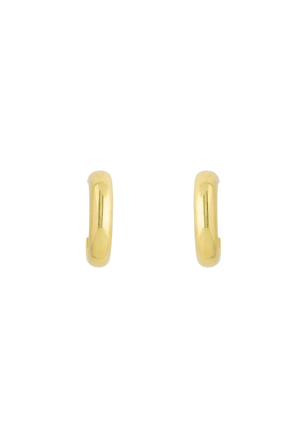 MO & ME 14KYG Small Open Huggie Hoop Earrings