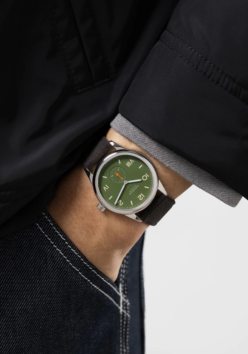NOMOS Club Campus 38 All Olive | Ref. 739 | Choose Back - Image 3