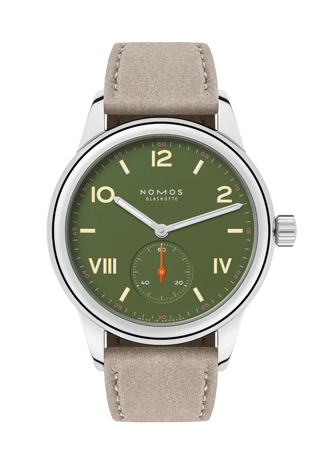 NOMOS Club Campus All Olive | Ref. 707.GB