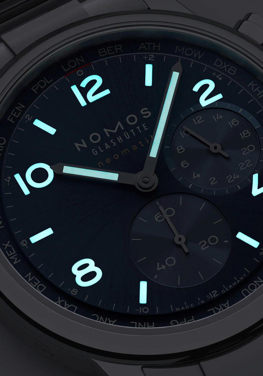 NOMOS Club Sport Neomatik Worldtimer Blue | Ref. 790 | Pre-Order - Image 3
