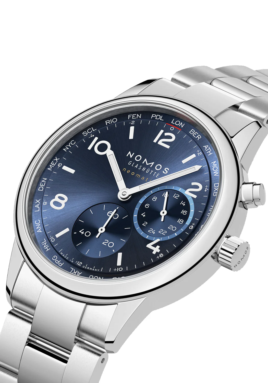 NOMOS Club Sport Neomatik Worldtimer Blue | Ref. 790 | Pre-Order - Image 4