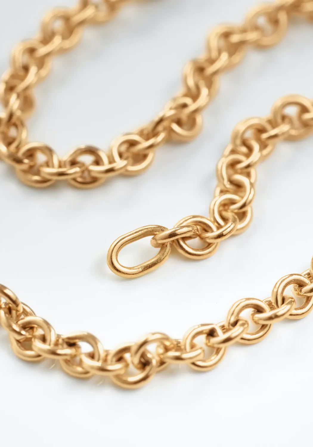 Ole Lynggaard Design Collier 18KYG Medium Chain Necklace | 35.5" - Image 3