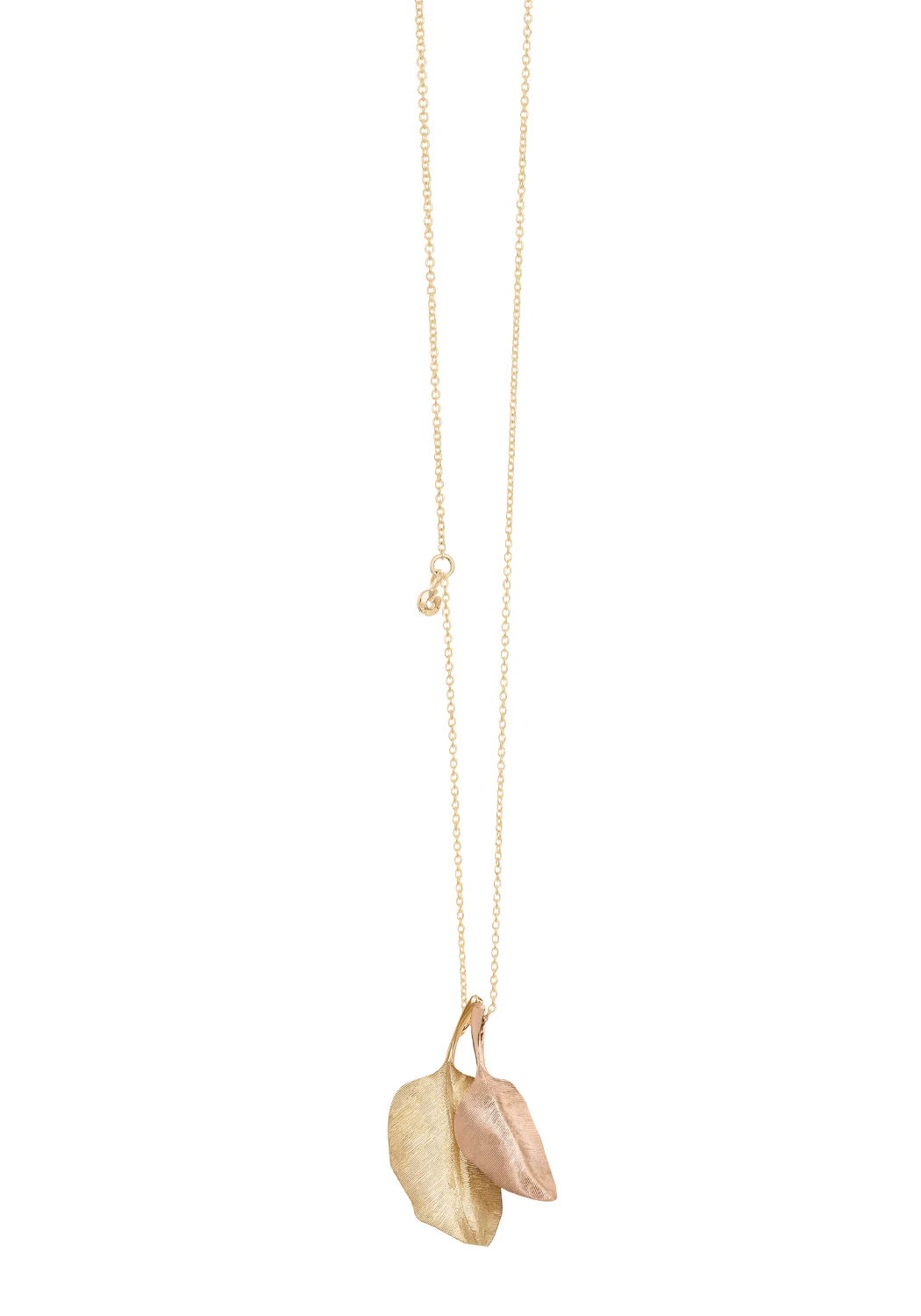 Ole Lynggaard Leaves 18K Yellow Gold Leaf Pendant | 4cm - Image 3
