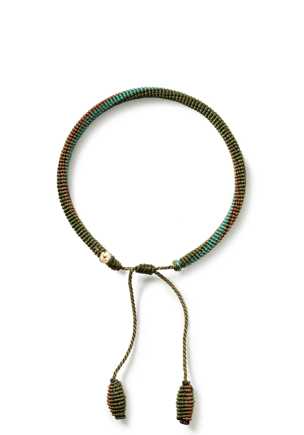 Ole Lynggaard Life Mocha Tasseled Rope Bracelet