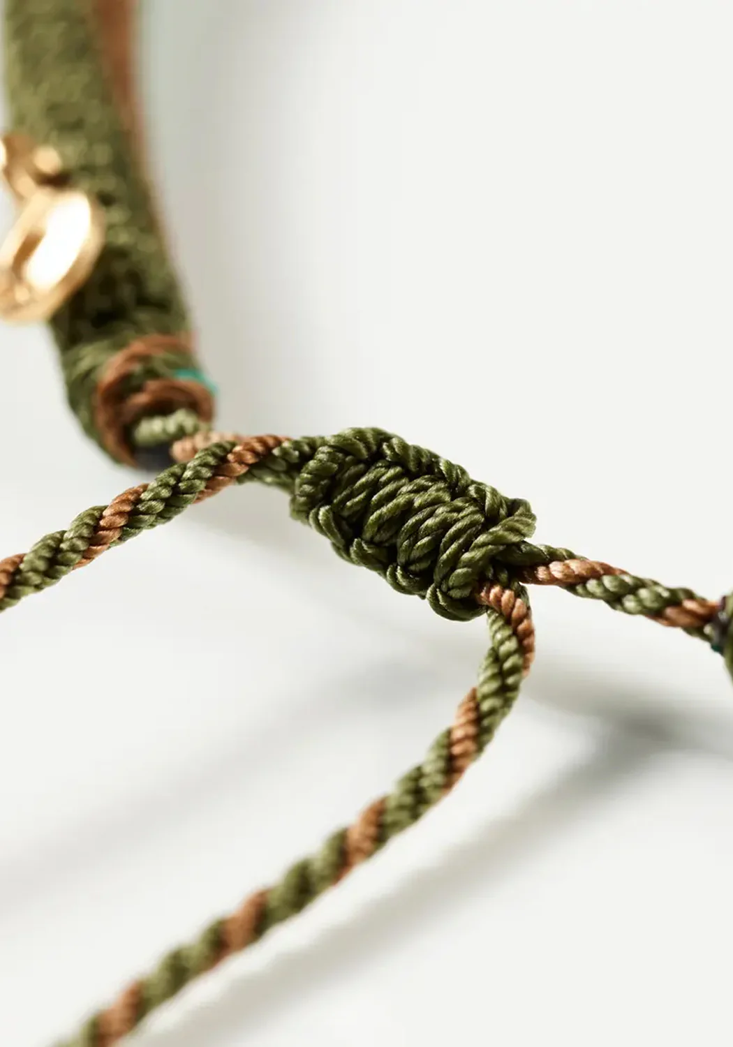 Ole Lynggaard Life Mocha Tasseled Rope Bracelet - Image 3
