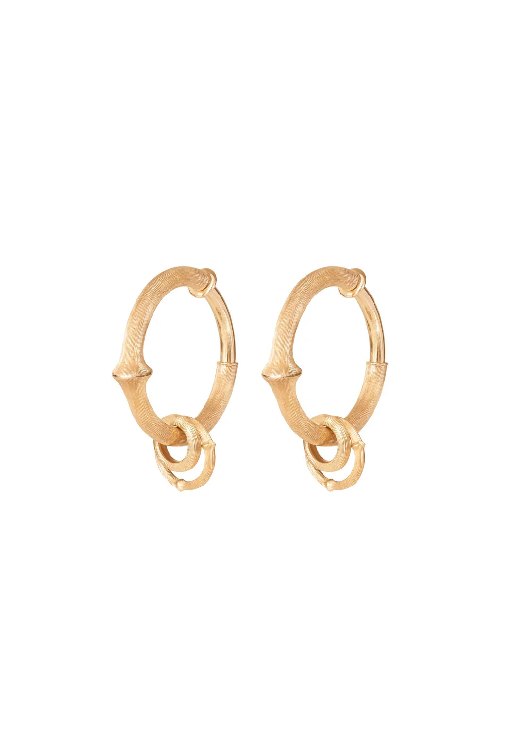 Ole Lynggaard Nature Creol 18KYG Duo Earring Pendants - Image 3