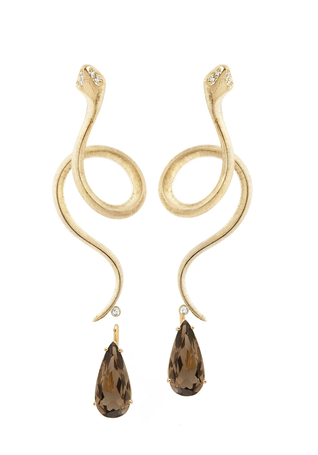 Ole Lynggaard 18KYG Diamond Snake Earrings | Sold Individually - Image 3