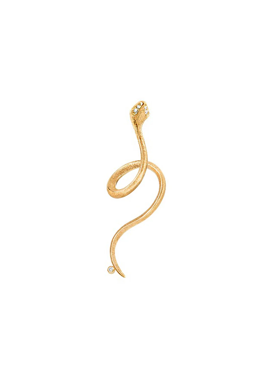 Ole Lynggaard 18KYG Diamond Snake Earrings | Sold Individually - Image 5