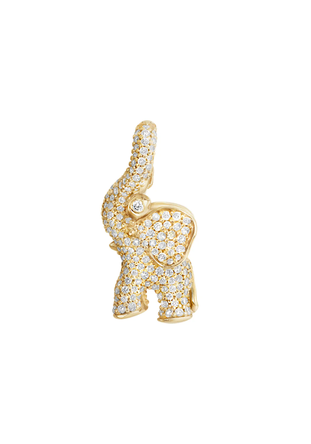 Ole Lynggaard 18KYG Circus Pavé Diamond Elephant Charm | 25mm - Image 4