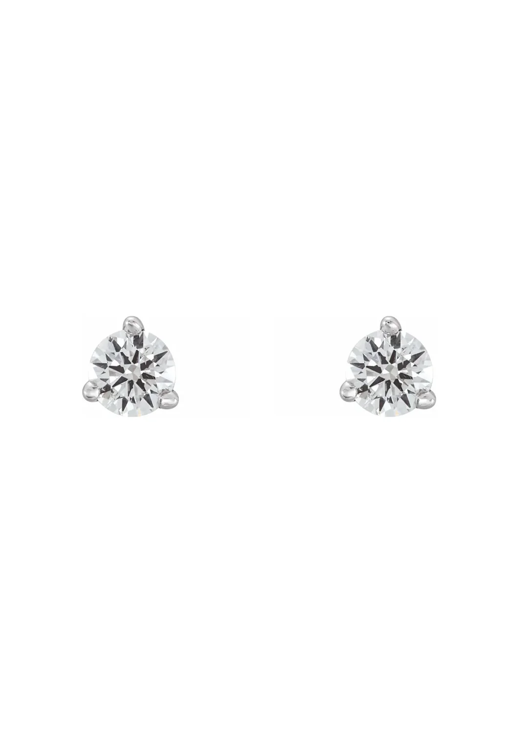 Oster Collection 14KWG Round Diamond Stud Earrings