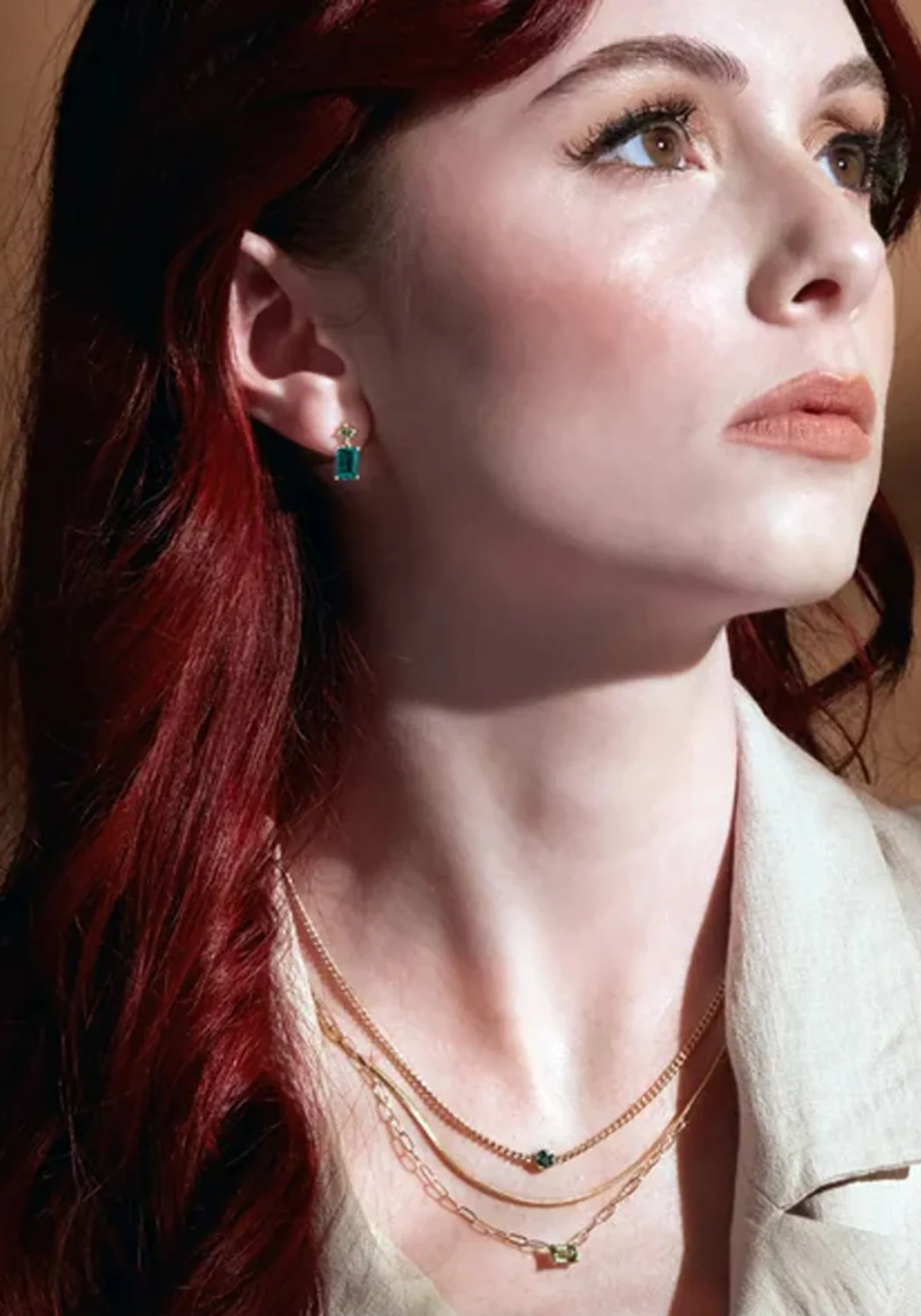 Oster Collection 14KYG Peridot & London Blue Topaz Drop Earrings - Image 3