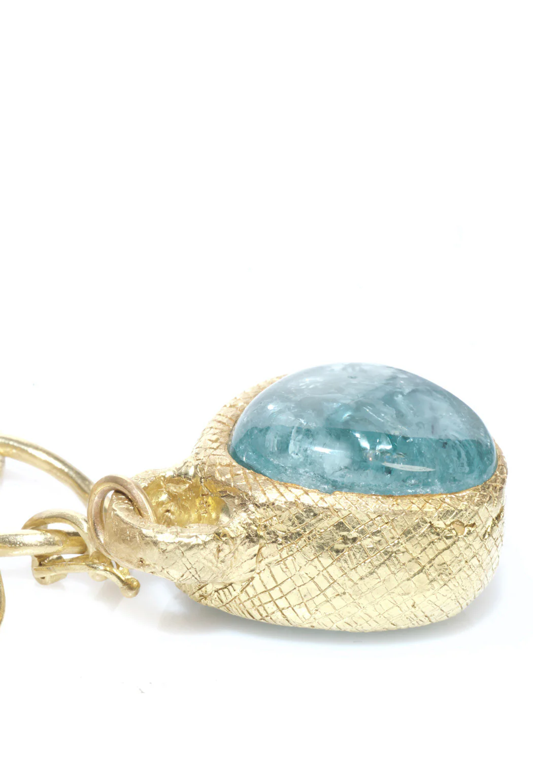 Dominique Cohen 18k Yellow Gold Paraíba Enhancer Pendant - Image 2