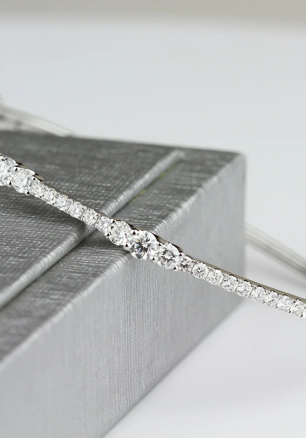 Parade Design 18KWG 3 Station Diamond Bracelet - Image 2
