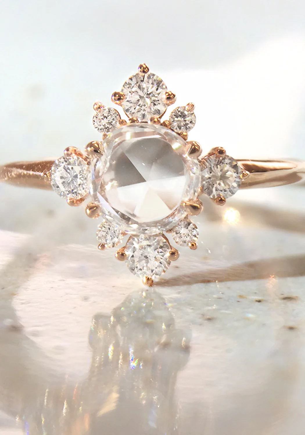 Parade Design Lumiere 18KRG Diamond Ring - Image 4