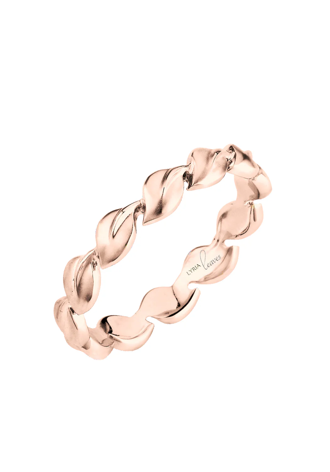 Parade Design Lyria Leaves 18K Rose Gold Wedding Band