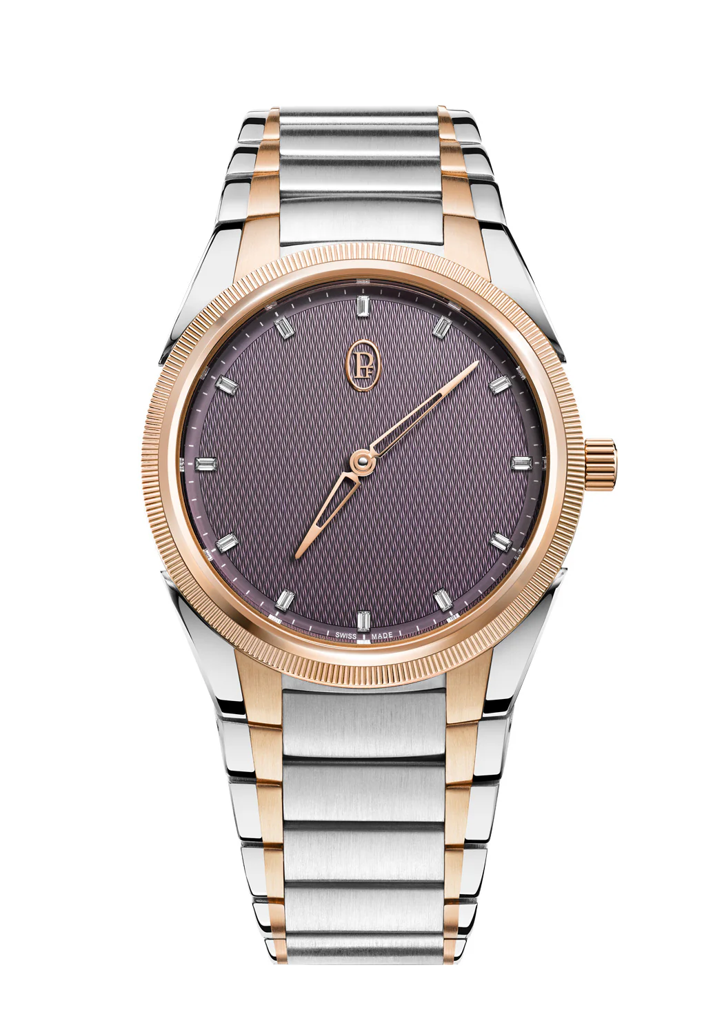 Parmigiani Fleurier Tonda PF Automatic 36mm Steel Rose Gold Deep Ruby