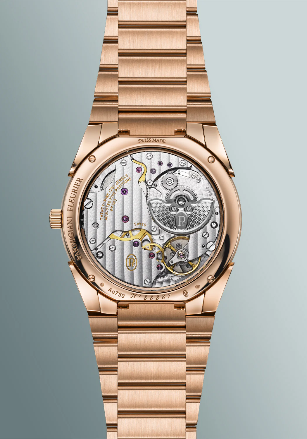 Parmigiani Fleurier Tonda PF Micro-Rotor Agave Blue RG | Pre-Order - Image 5