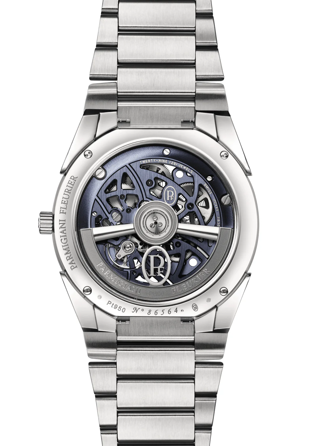 Parmigiani Fleurier Tonda PF Skeleton Platinum Milano Blue - Image 5