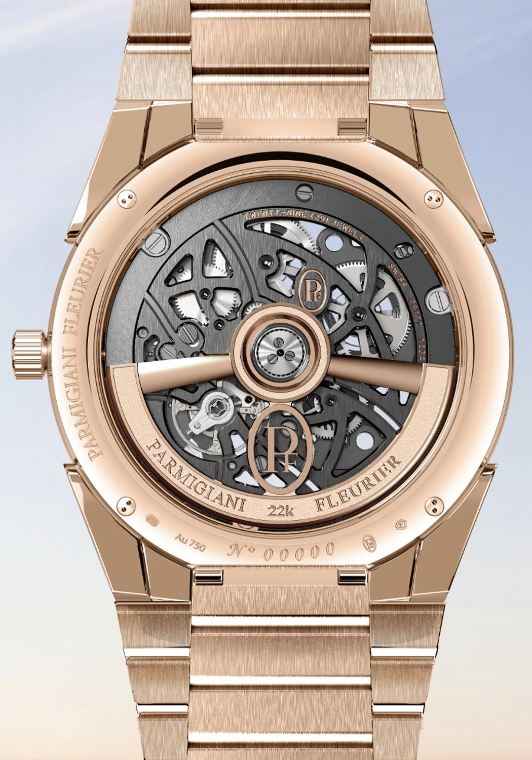 Parmigiani Fleurier Tonda PF Skeleton Rose Gold Graphite - Image 3