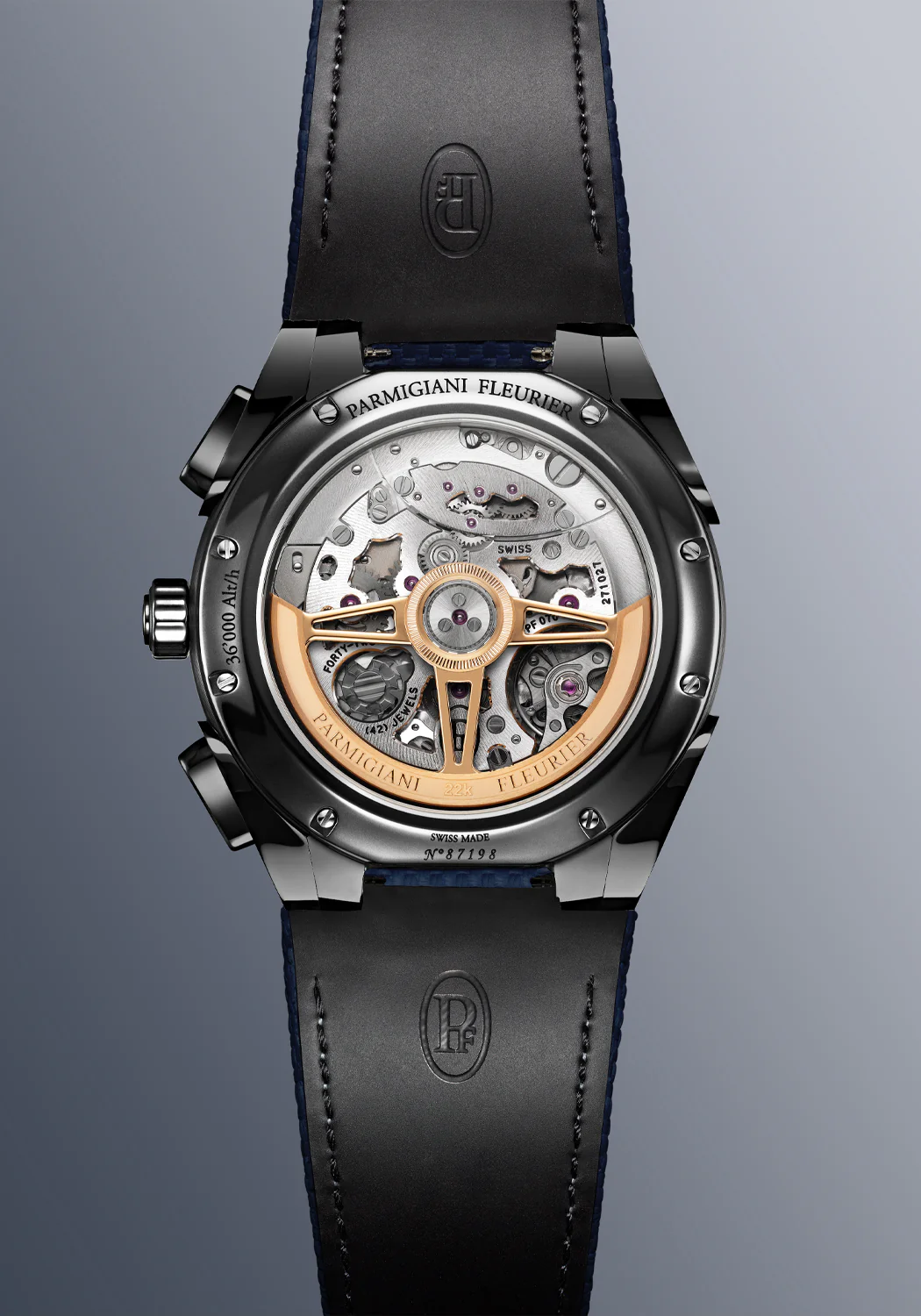 Parmigiani Fleurier Tonda PF Sport Chronograph Ultra-Cermet Blue | Pre-Order - Image 4