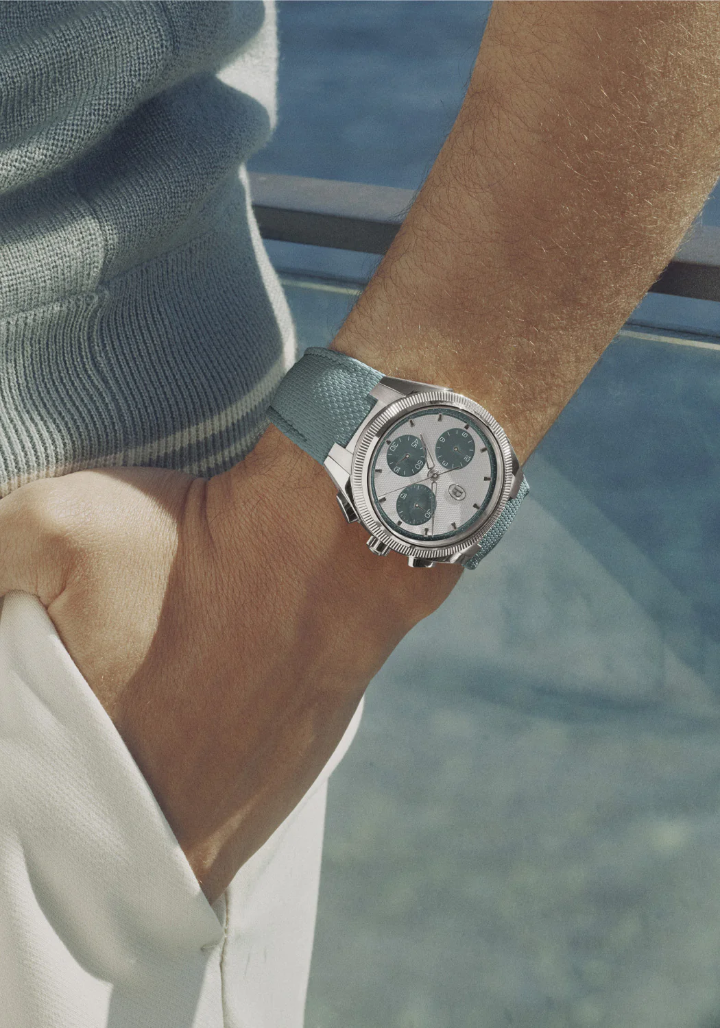 Parmigiani Fleurier Tonda PF Sport Chronograph Steel Silver Verzasca - Image 2