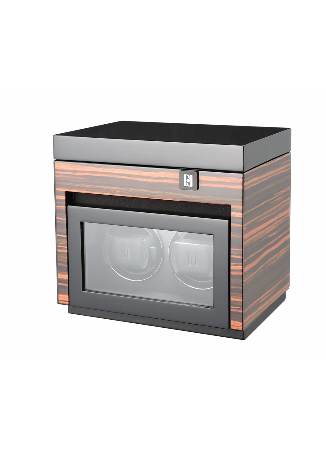 Paul Design Gentlemen 2+3 Macassar Double Watch Winder