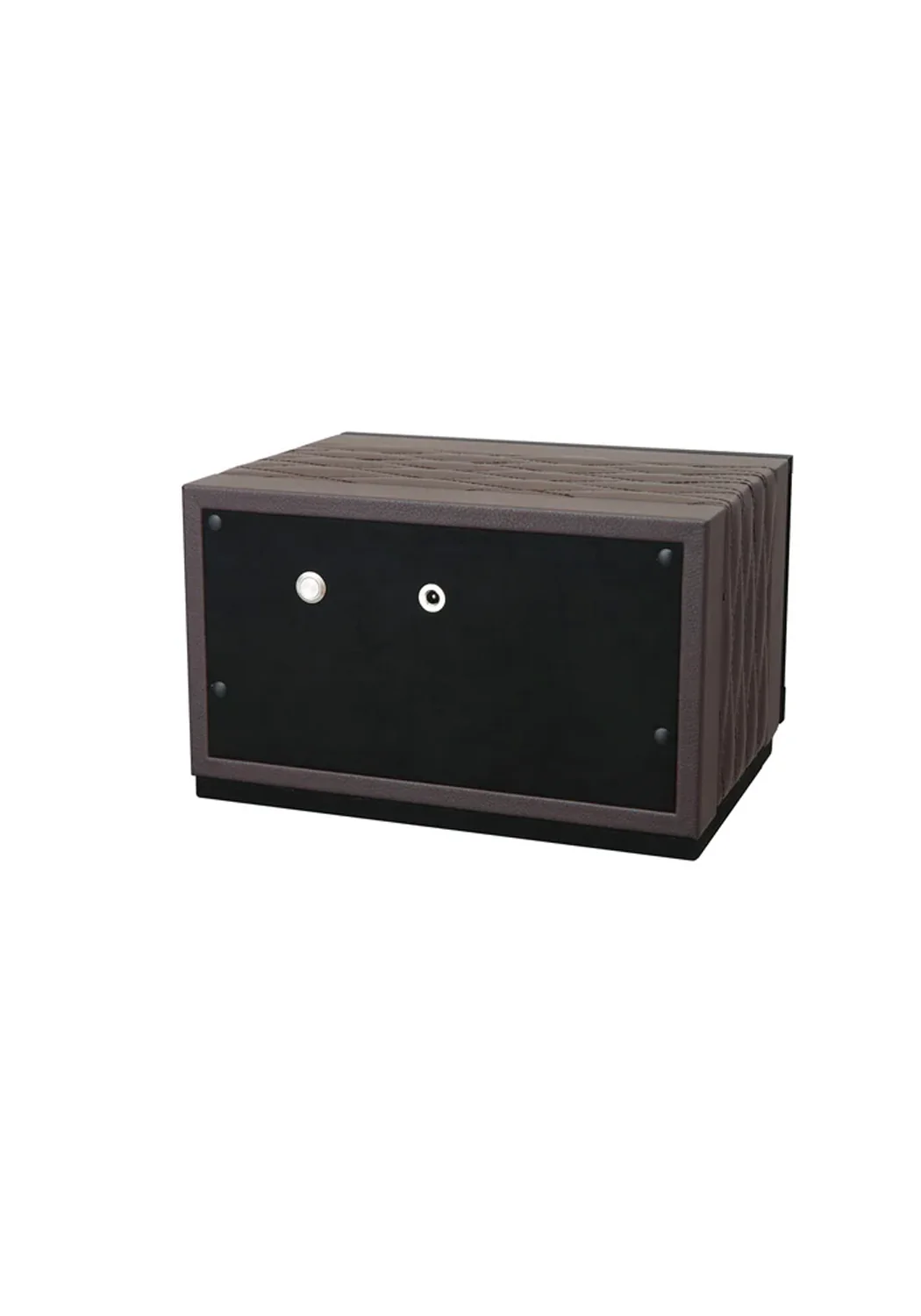 Paul Design Petite 2 Brown Leather Watch Winder with Door - Image 3