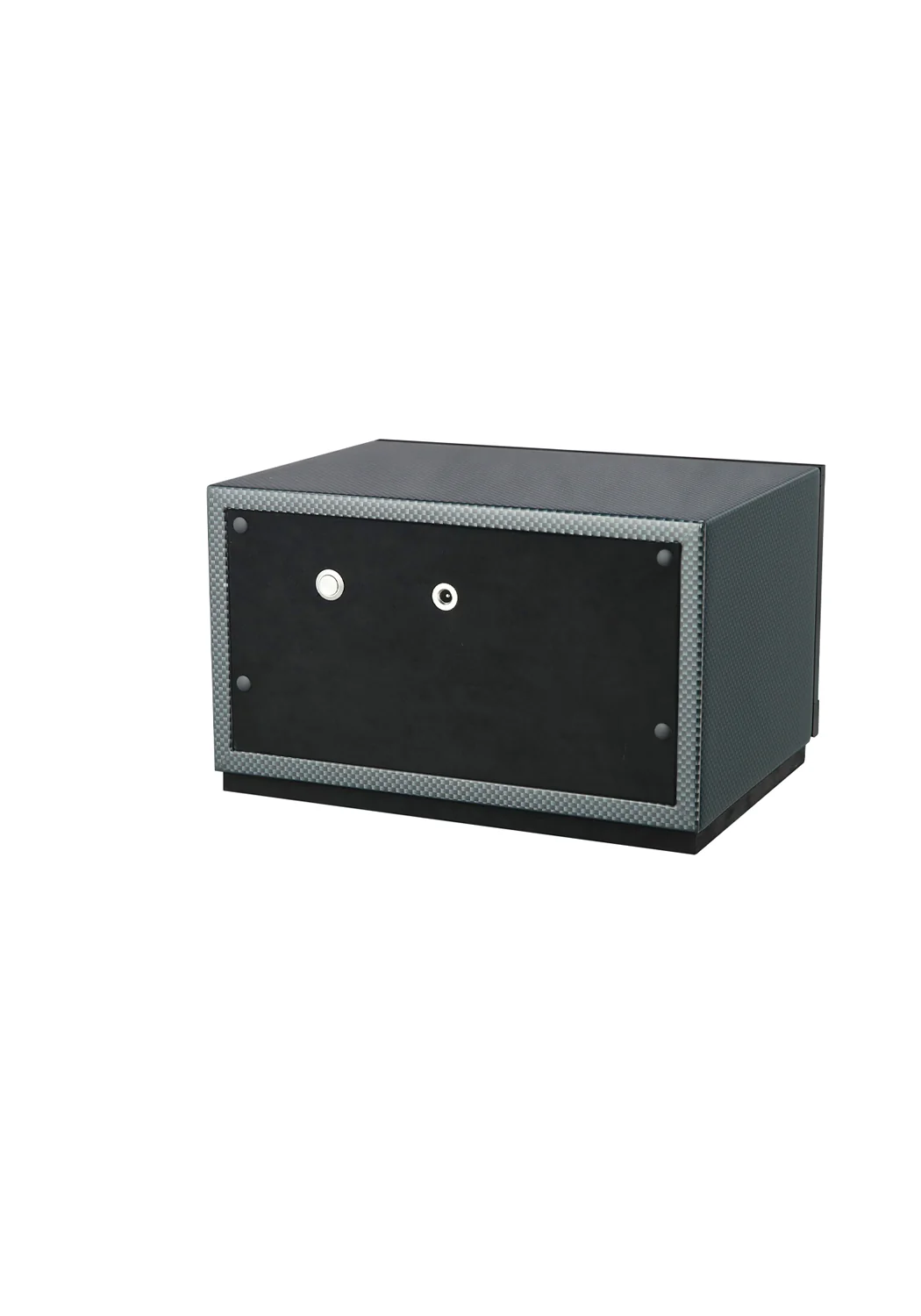 Paul Design Petite 2 Carbon Fiber Double Watch Winder with Door - Image 3