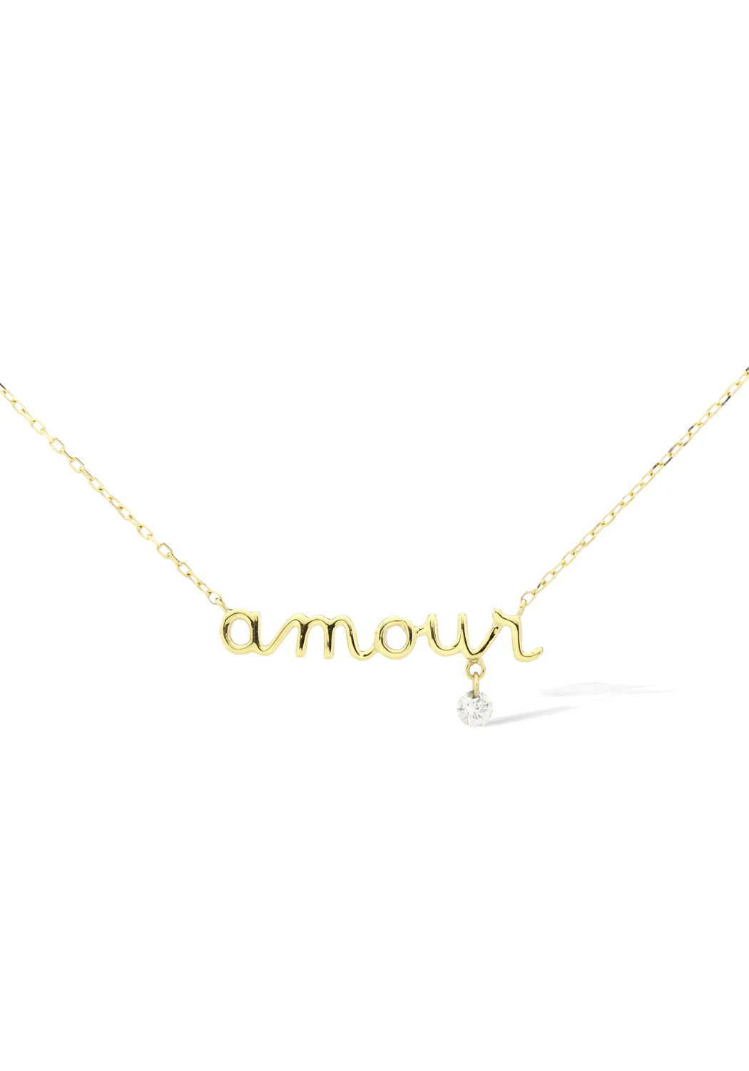 Persée Paris 18KYG Amour Solitaire Diamond Necklace - Image 3
