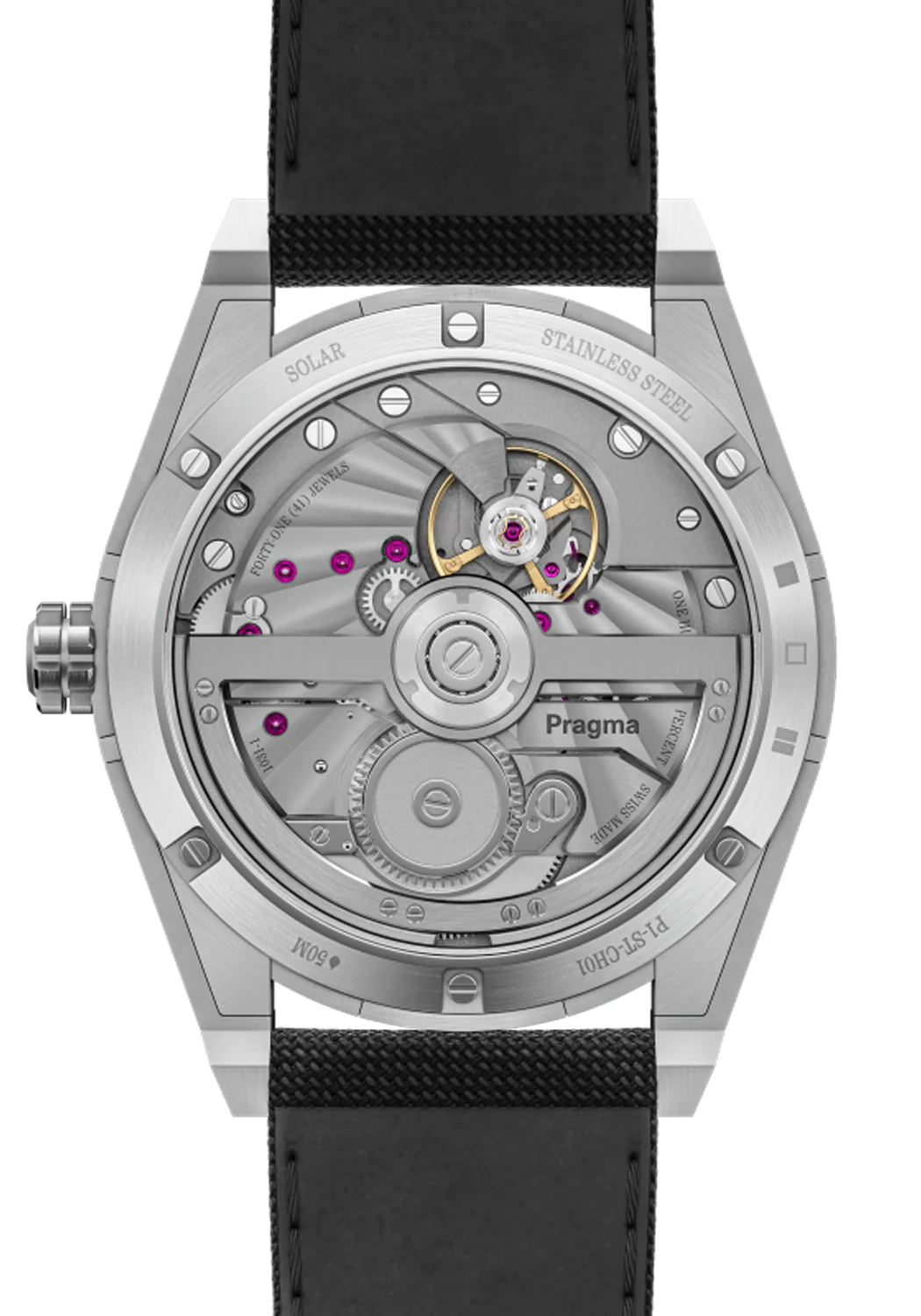 Pragma P1 Perseverance Solar Stainless Steel Granite Gray | LE16 | Pre-Order - Image 3