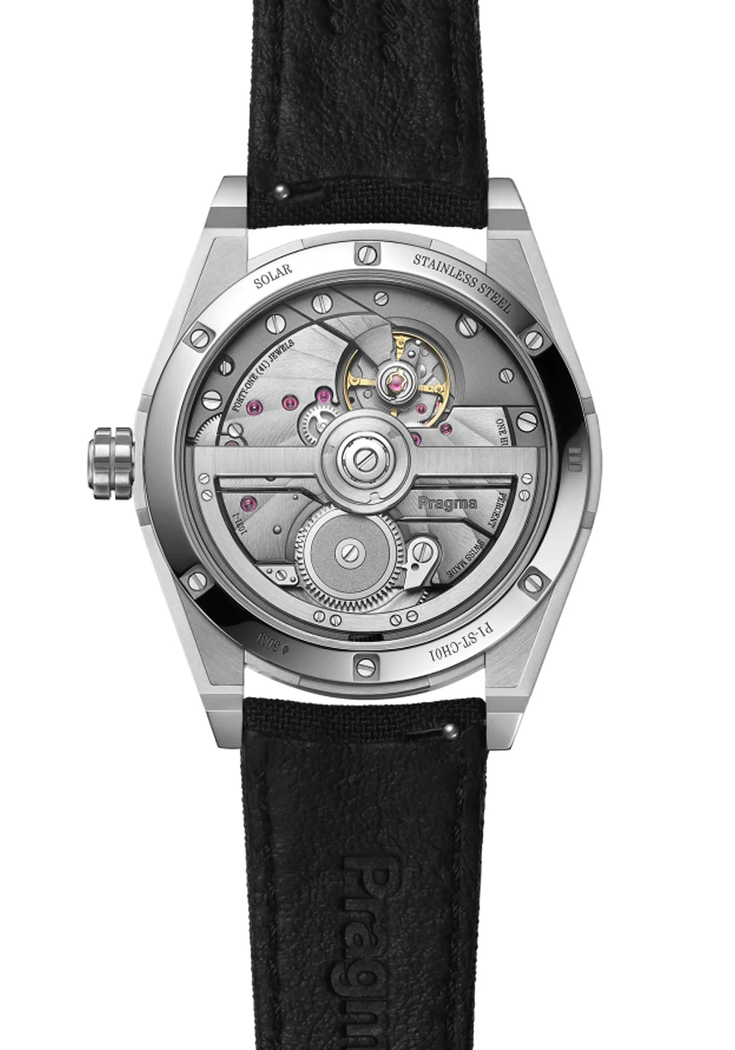 Pragma P1 Perseverance Solar Stainless Steel Pyrite Gray & Gold 5N | LE5 | Pre-Order - Image 4