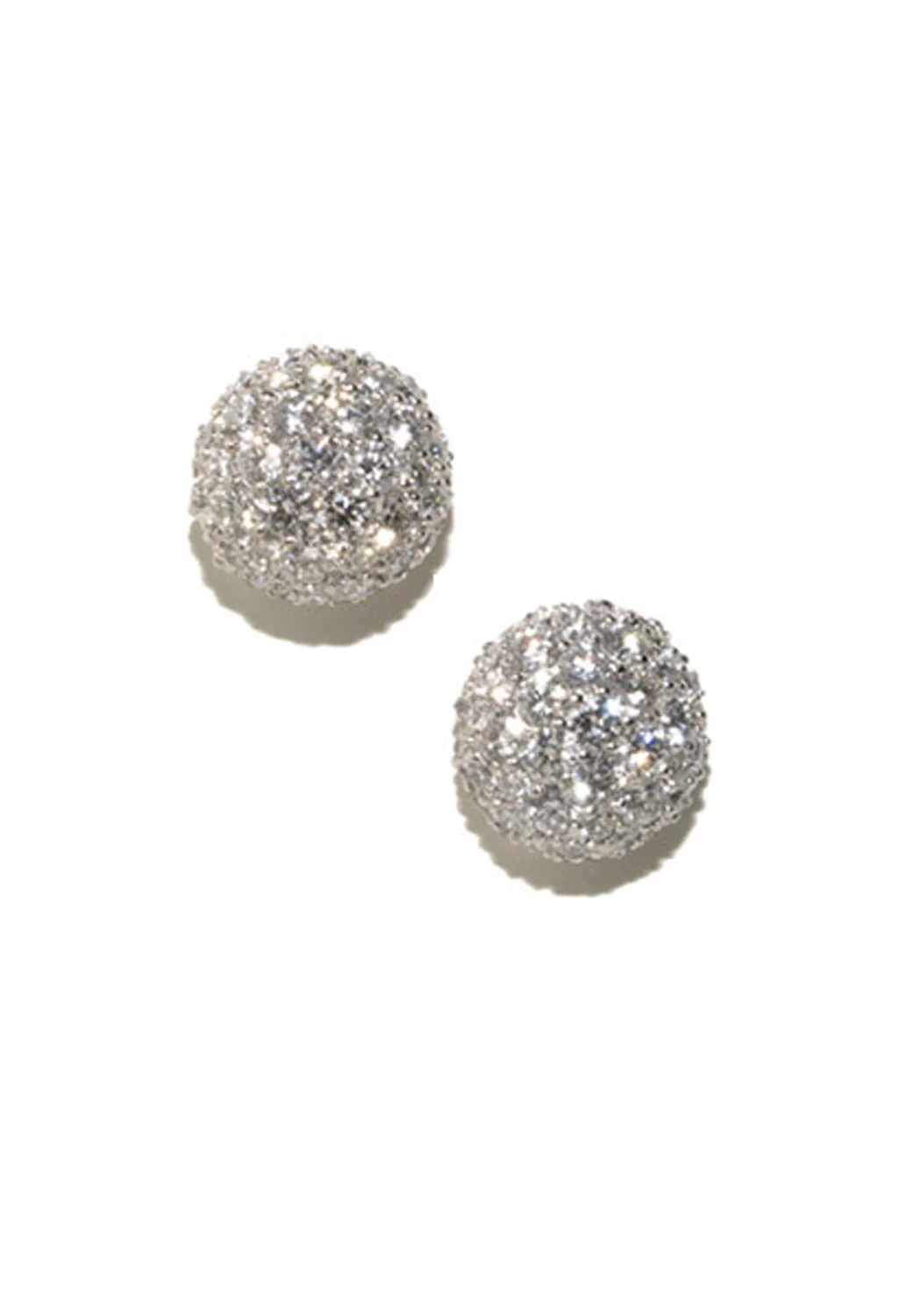 Roberto Demeglio 18KWG Small Pave Diamond Stud Earrings - Image 3