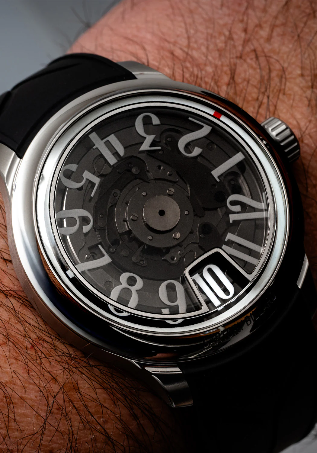 Sartory-Billard SB10 Jumping Hour Black Sapphire | Choose Strap | LE300 | Pre-Order - Image 4