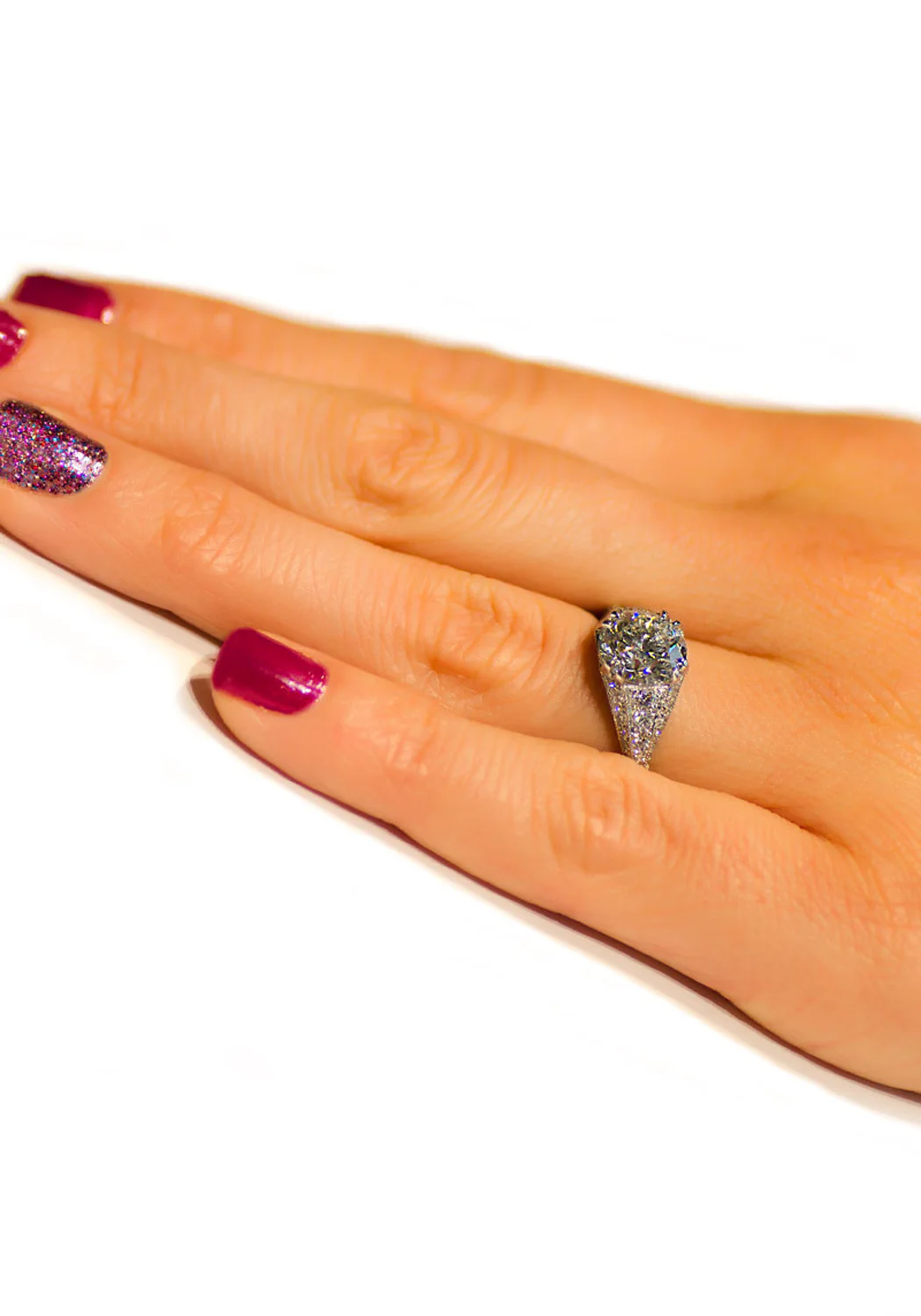 Sébastien Barier Platinum Round Diamond Ring - Image 3
