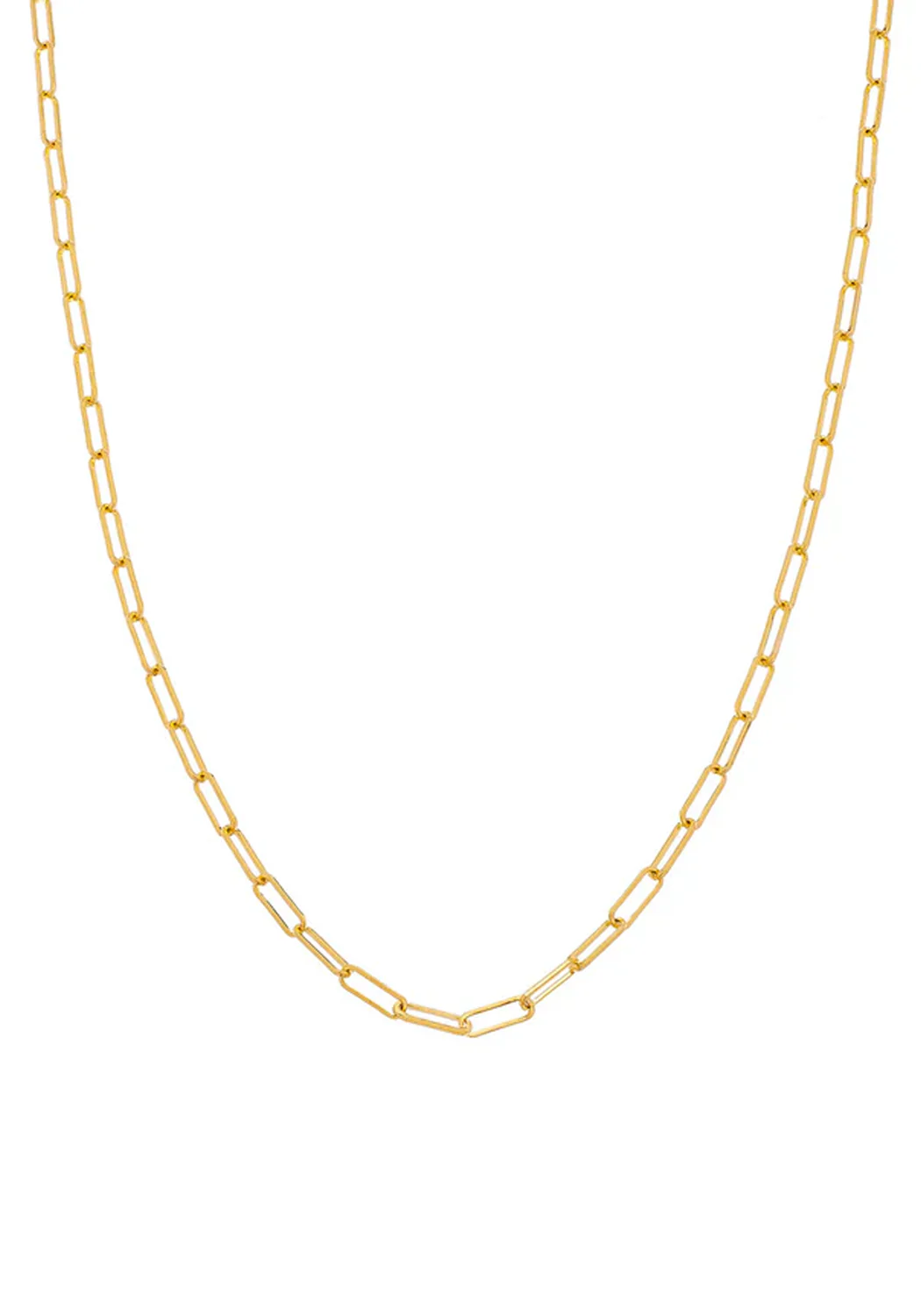 Sethi Couture 14K Yellow Gold Medium Paperclip Chain Necklace | 18"