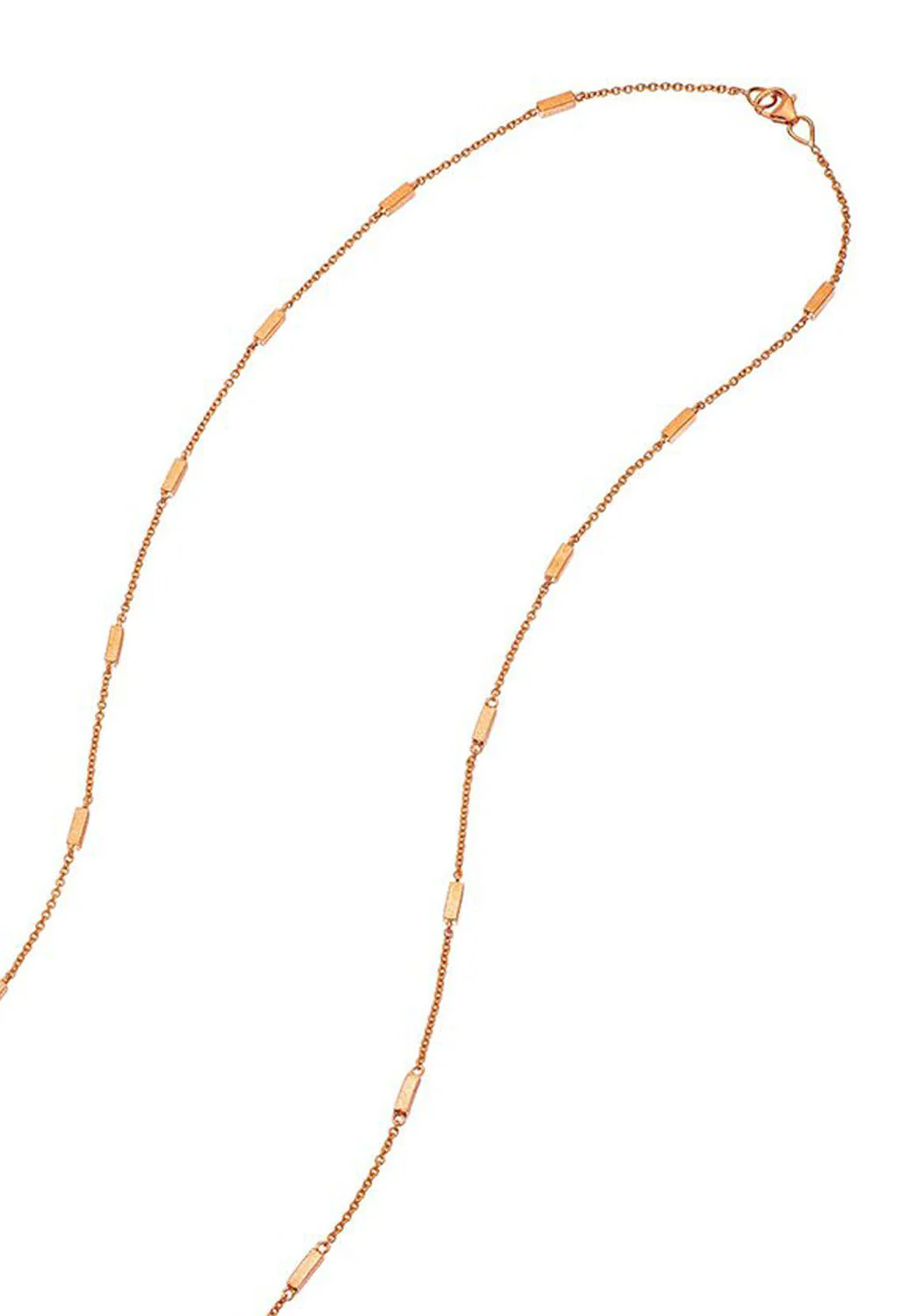 Sethi Couture 18K Rose Gold Barrel Chain Necklace | 20" - Image 2