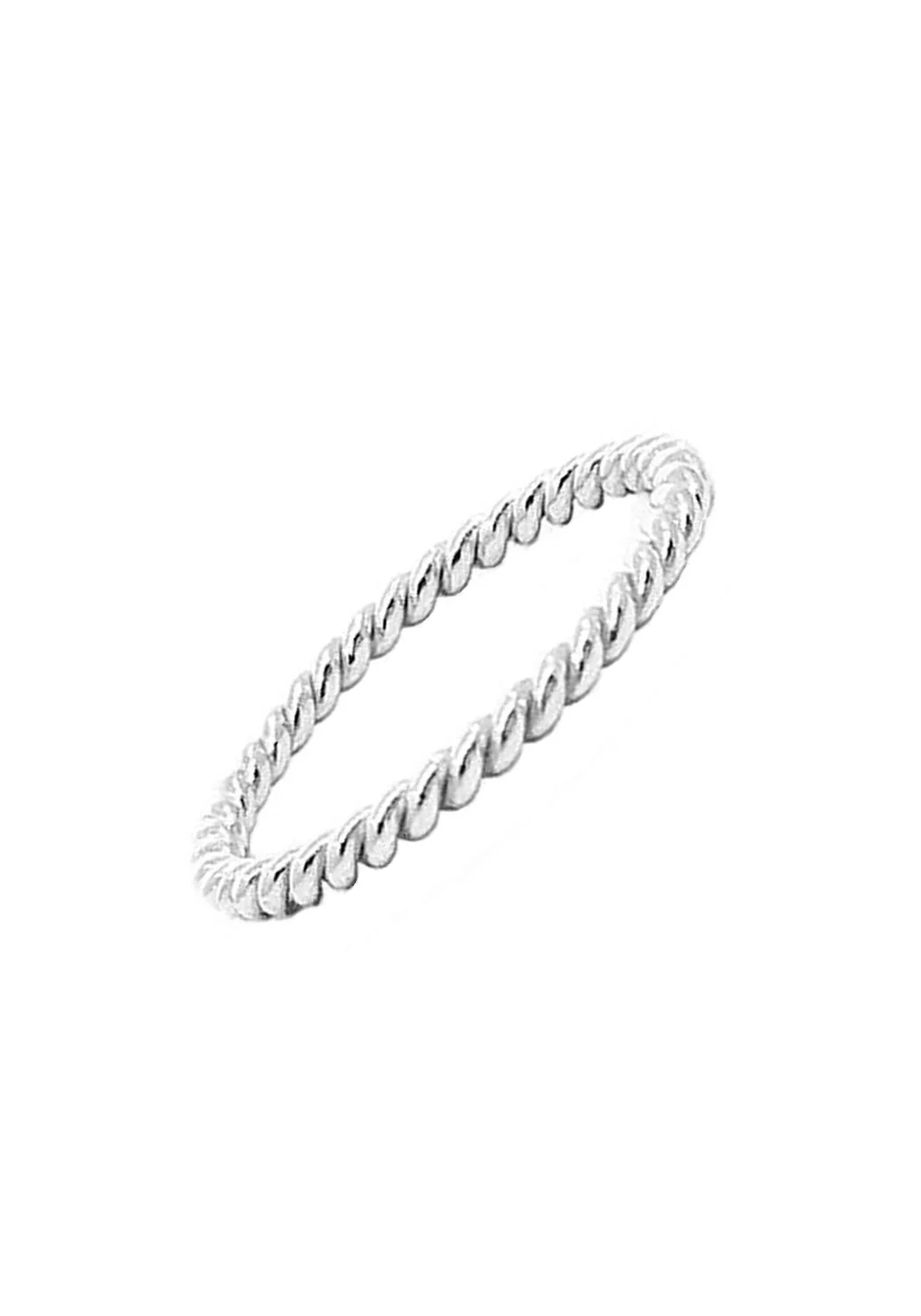 Sethi Couture 18K White Gold Twisted Rope Band - Image 3